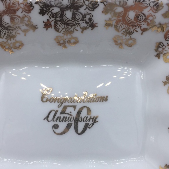 Royal Albert Golden Wedding Anniversary 50th Dish - Picture 2 of 9